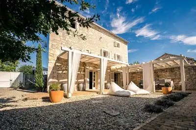 Image de Cozy and modern remodeled Istrian villa with pool and a separate lounge area.