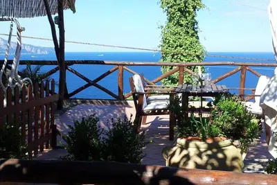 Image de Chalet 'Blu Home' avec vue sur la mer, Wi-Fi et climatisation