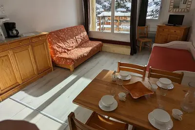 Image de Maxi Studio 6 pers. - 50m des pistes, commerces, piscine, bowling, hammam, sauna