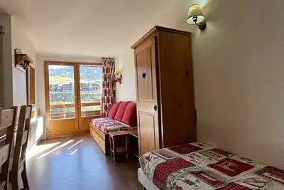 Image de Charmant T2 au cœur des pistes avec Wifi, casier à ski, navette gratuite