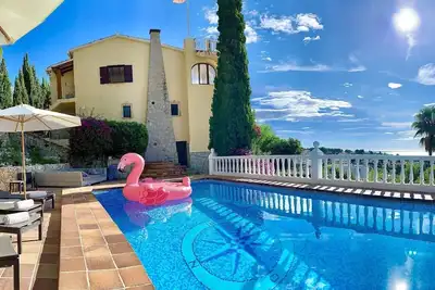 Image de Villa 'Robis Moraira' avec vue sur la mer, Wi-Fi et climatisation