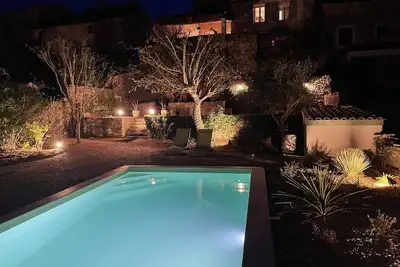 Image de Charmante et spacieuse maison, grande terrasse, vue magnifique, jardin, piscine