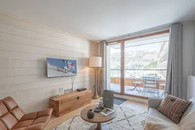 Image de Appartement 2p pour 2a+2e, proche pistes et centre, parking inclus - Vieil Alpe, Huez