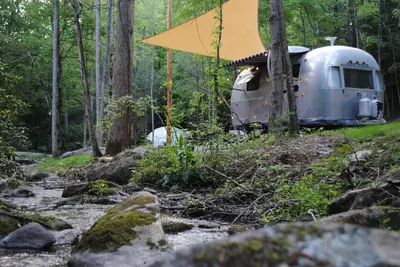 Creekside Airstream Retreat in the Smokies