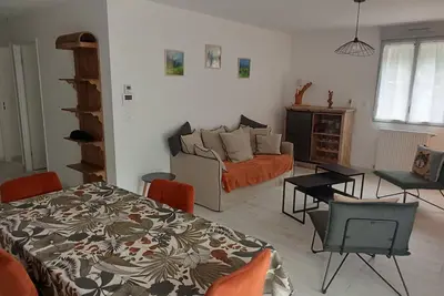 Image de Bel appartement T3 neuf, en résidence à Saint-Mamet Luchon avec jardin de 459m2