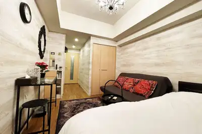 Image de Chambre privée au centre du quartier animé de Shinjuku.