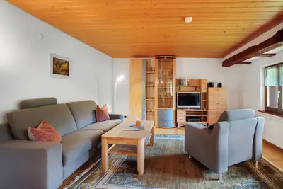 Image de Appartement 'Ferienwohnung Mit Großer Terrasse' avec terrasse privée, jardin privé et Wi-Fi