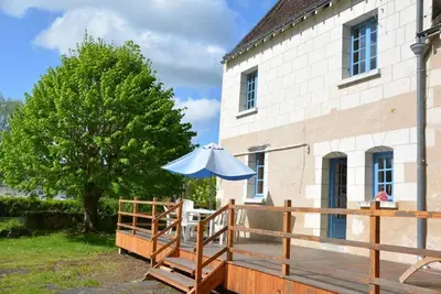 Image de Maison de caractère 1840 en Touraine avec grand jardin, pêche, à proximité de Loches et châteaux.