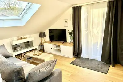 Image de Modern holiday apartment with balcony and garden