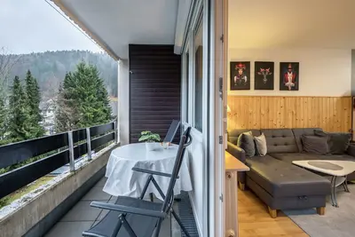 Image de Studio 'Ferienwohnung mit Charme I' avec terrasse privée, balcon et Wi-Fi