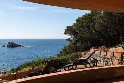 Villa in Sardinia overlooking the sea