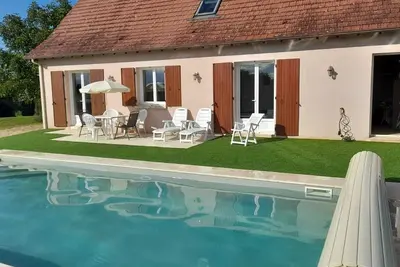 Image de Maison périgourdine au Calme, piscine chauffée, 3 chambres 3 sdd, proche Corrèze