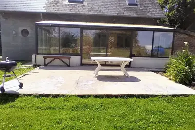 Image de Homerez - Maison charmante à Écrainville, jardin