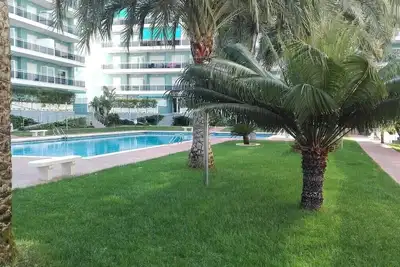 Gandia Playa Appartement résidentiel grande piscine (idéal pour les familles)