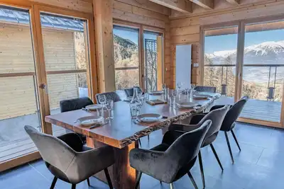 Image de Modernes Chalet mit herrlichem Blick auf das Tal