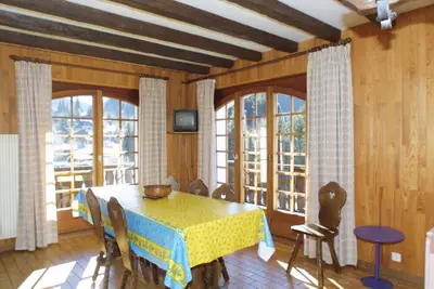 Image de Appartement familial avec balcon, proche télécabines et centre, garage, animaux admis - Les Gets