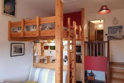 Image de 50m du centre station, Rez-de-chaussée, vue vallée, balcon, télévision, 30m², Les Orres