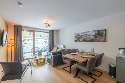 Image de Charmant appartement 49m² avec parking, proche des pistes à l'Alpe d'Huez