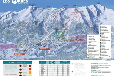 Image de 1er étage, balcon, télévision, casier à ski, 40m², Les Orres