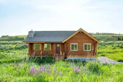 Image de Tranquil, Cozy Log Cabin w\/ Fireplace, Teton Views