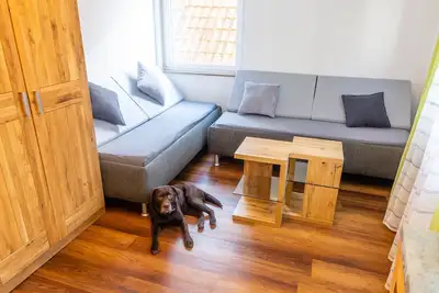 Image de Geräumige Wohnung für bis zu 6 Gäste. Haustiere Erlaubt