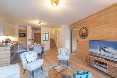 Image de Appartement neuf, spacieux, proche pistes et centre, parking et wifi inclus
