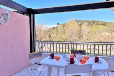 Image de Duplex familial avec terrasse, proche plage, parking privé - 4 couchages, Le Lavandou