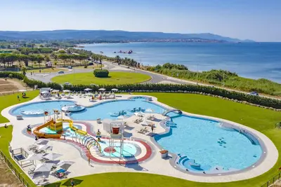 Image de Maison mobile avec piscine