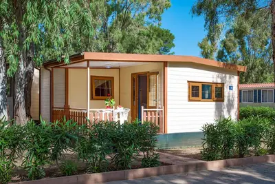 Image de Maison mobile avec piscine
