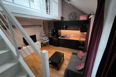 Image de Loft Duplex Parisien au pied du métro