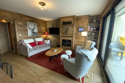 Image de Magnifique appartement, Esprit Chalet, plein sud avec vue panoramique ****.