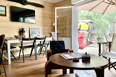 Image de Petite maison en duplex avec terrasse dans résidence avec piscine Le Canon