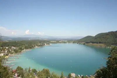Image de Chalet près du lac Klopein avec sauna