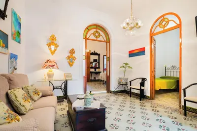 Image de Maison de vacances 'Una Casa Azul' avec terrasse privée et climatisation