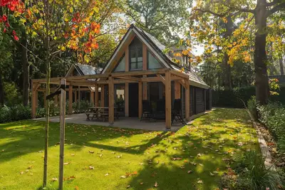 Image de Maison de vacances attrayante avec jardin privé