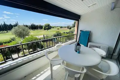 Image de Appartement avec piscine, tennis, clim, parking et wifi au Cap d'Agde