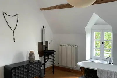 Image de Maison de campagne proche Foret de Tronçay avec Piscine et spa