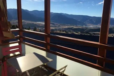 Image de Pic De L'Ours Font-Romeu T2 4 Pers. Piscine Sauna Hammam-Vue Montagne -télécabine