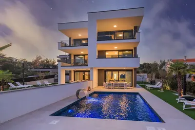 Image de Deluxe-villa mit Beheiztem Pool, whirpool und Meerblick