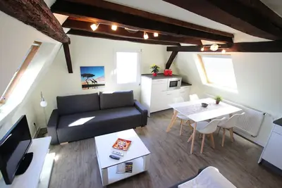 Image de Appartement 'Rheinblick Wohnung 5' avec terrasse partagée, Wi-Fi et climatisation