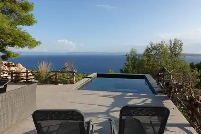 Image de Villa vue mer avec piscine en toute intimité, à 250m de la plage