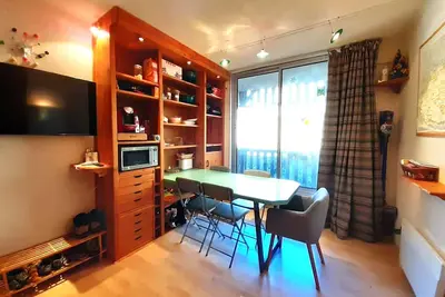 Image de Studio 4 pers. avec balcon à Piau-Engaly, 3ème étage, ascenseur, casier à ski