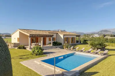 Image de Els Evols pour 6 personnes avec piscine entre Pollensa et Alcudia