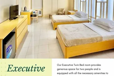 Stylish Studio with Twin Beds near Yolanda Shrine