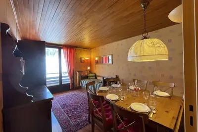 Image de À 50m des pistes de ski, 1er étage, vue pistes de ski, balcon, télévision, 40m², Montgenèvre