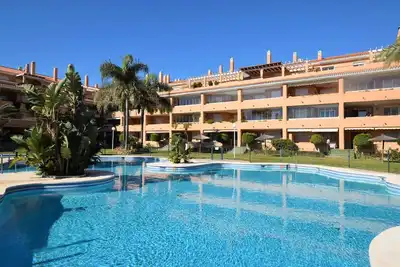 Image de Lovely garden apartment 2nd line beach in La Cala