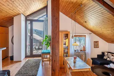 Image de Appartement \"Studiowohnung\" avec vue sur les montagnes, balcon et Wi-Fi