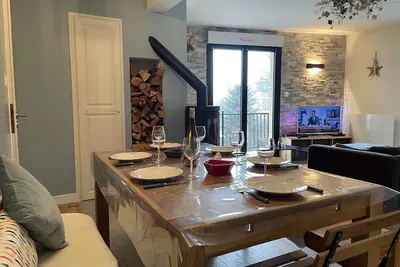 Image de Bonascre, appartement cosy, vue magnifique sur la montagne