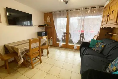 Image de Studio cosy au pied des pistes avec balcon, proche village et commerces, pour 4 personnes