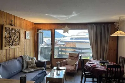 Image de 3ème étage, balcon, télévision, casier à ski, 50m², Montgenèvre